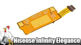 Guía del Hisense Infinity Elegance: Cambiar flex con los contactos del altavoz