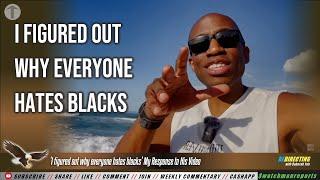 ‘I figured out why everyone hatesS bIacks’ My Response to His Video