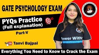 GATE Psychology PYQs Practice- V | Full explanation