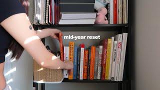  my mid-year reset (deep cleaning, bookshelf reorganization & more!) 