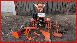 BEST SELLING Product RURIS,Power tiller/Motocultor 731k acc 7,5CP + Presentation Accessories Ruris