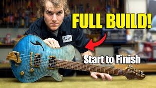 Building an Electric Guitar | Handcrafted Woodworking | Full Build