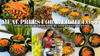 2024 How To Meal Prep For Weight Loss| Simple, affordable & easy guided recipe Ideas + benefits