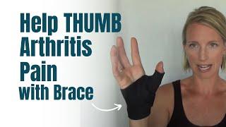 Help Thumb Arthritis Pain with this Brace