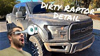 The Dirtiest Ford Raptor Detail! | Detailing Chemicals That Can Speed Up Winter Detailing!