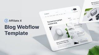 Affiliate X - Affiliate Blog Webflow Template | BRIX Templates