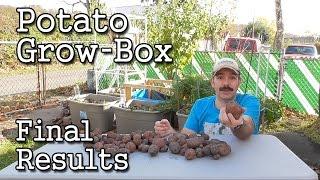 Growing Potatoes in a Potato-Grow BOX - FINAL RESULTS