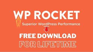 WP Rocket Wordpress Caching  Plugin Free Download For Lifetime