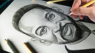 Drawing Will Smith | Step by Step | Realistic Portrait Pencil Drawing | Tutorial