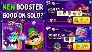 NEW SE BOOSTER on SOLO CHALLENGE/ Color Crystals + Rainbow Score Rally/ Lightning Strike Cosmic Rush