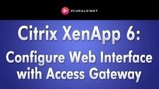 Configuring Web Interface to accept connections through the Access Gateway