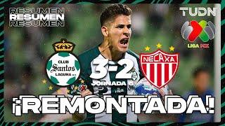 HIGHLIGHTS | Santos 3-2 Necaxa | Liga Mx -AP2024 - J6 | TUDN