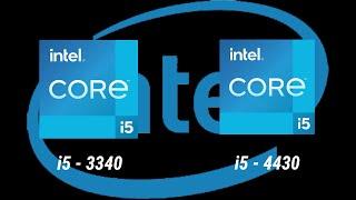 i5-3340 vs i5-4430 3rd gen vs 4th gen Desktop Processor l Intel core Processor Spec Comparison