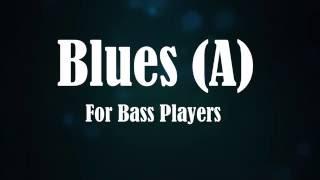 Chicago Blues Bass Backing Track + Guitar Solo (A)