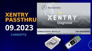 Xentry Passthru 2023.09 Mercedes-Benz J2534 Openport2.0 VXDiag