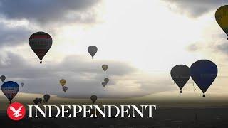 Live: Hot air balloons fly above New Mexico for Albuquerque International Balloon Fiesta