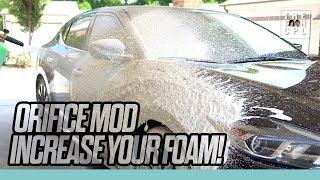 Orifice Mod for Foam Cannons