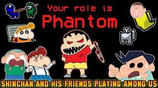 Shinchan Become Phantom In Among Us  | Shinchan Playing Among Us | Funny Game 