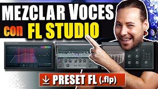 Cómo MEZCLAR VOCES con PLUGINS NATIVOS en FL STUDIO 20 ️ (+FL Preset⬇)