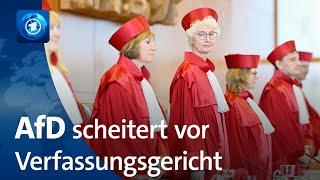 AfD scheitert vor Bundesverfassungsgericht mit Klage zu Bundestagsausschüssen