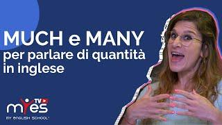 MUCH e MANY: spiegazione degli avverbi di quantità in inglese - MyES TV™