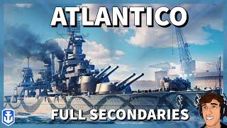 Atlantico, Secondary King of Tier 7? in World of Warships Legends 4K