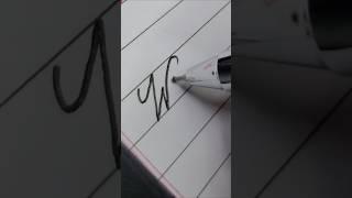 Wow  in cursive writing...