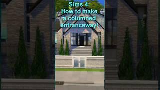 Fancy up your Sims 4 entranceways with this tip! #thesims4 #tipsandtricks #velvettb