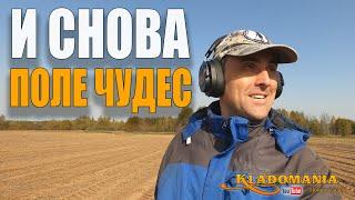 На ПОЛЕ ЧУДЕС с Minelab Manticore. Поиск монет с металлоискателем Minelab Manticore. КЛАДОМАНИЯ