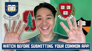 watch this before REGULAR DECISION COLLEGE APPLICATIONS! | 10 Common App Tips from a Yale Student