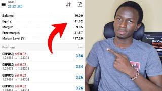 Flipping a Small Forex Account ($10 - $50 on FOMC News)