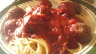 Jason Callan's classic spaghetti & meatballs (cooking & review video)
