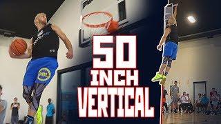 50 INCH VERTICAL!?! Jordan Kilganon INSANE First Day At DUNK CAMP! Raw Footage