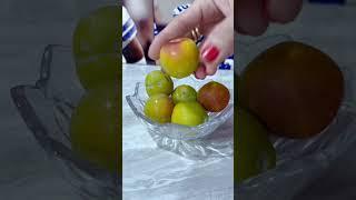 I love this fruit #tiny #green #plumfruit #asmr #sweet #yummy #short #shortvideo