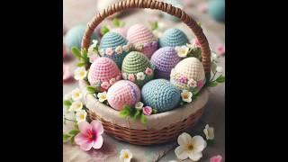 달걀들(eggs) #인공지능 #코바늘 #달걀 #달걀들 #게란 #알 #삶은계란 #코바늘계란 #게란후라이 #ai #craft #crochet #egg #eggs #doll