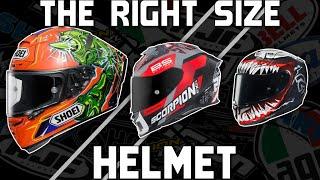 How to Choose The Right Size Motorcycle Helmet | Sportbike Track Gear