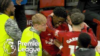 Kobbie Mainoo nets Manchester United's opener against Newcastle | Premier League | NBC Sports