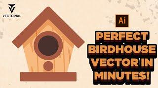 Create a Stunning Birdhouse Vector FAST in Adobe Illustrator