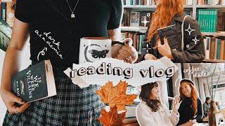 Cozy Reading Vlog   dark academia reads, witchy bookhaul, preparing for autumn