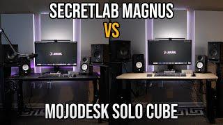 SECRETLAB MAGNUS DESK VS THE BEST ELECTRIC DESK | MOJODESK SOLO CUBE