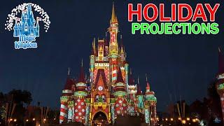 Cinderella Castle 2020 Holiday Projections