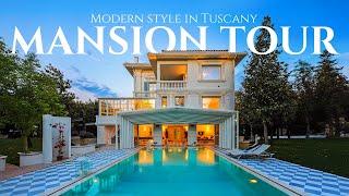 Inside a Dream Modern Mansion with Pool in Tuscany | Lionard