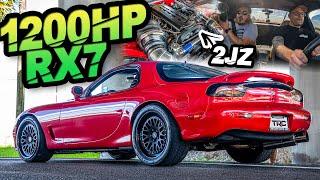 1200HP 2JZ FD RX7 | The Best 2JZ Swap Platform?! (He "STOLE" this 50K Mile RX7 for $10K)