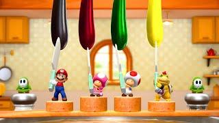 Ultimate Super Mario Party Jamboree Minigame Battle! Can Mario Beat Toadette, Toad & Bowser Jr? 