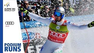 Dominik Paris | Men's Super-G | Soldeu | Finals | 1st place | FIS Alpine