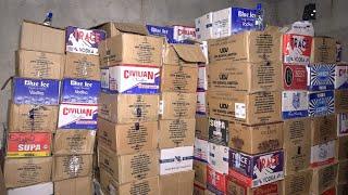 POLICE IMPOUND COUNTERFEIT ALCOHOLIC DRINKS, FAKE KRA STAMPS IN KIRIMA AREA NJIRU SUB-COUNTY