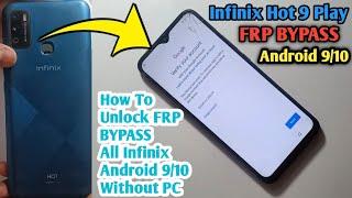 How To Infinix Hot 9 Play Frp Bypass Without Pc || Infinix x680 Frp/Google Account Bypass 2024