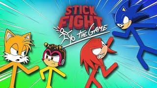 Charmy Plays Stick Fight Ft. Tails and Sonic Pals, Emerald Masters & Gotta Go Fast!