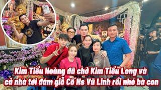 Kim Tiểu Hoàng đã chở Kim Tiểu Long và cả nhà tới đám giỗ Cố Ns Vũ Linh rồi nhé bà con