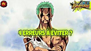 4 ERREURS QUI TE FONT PERDRE ! One Piece Bounty Rush| OPBR